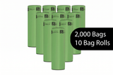 Dog Waste Bags – 200-Count Core Roll 8" x 13" – Made in USA