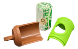 beyondGREEN Dog Poop Bag Leash Dispenser – Clip-On Holder Fits Standard Rolls – Durable & Portable