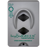 beyondGREEN Dog Waste Bag Dispenser – Wall & Pole Mount – Standard Roll Compatible, Front-Load