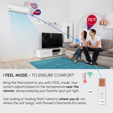 Pioneer® Diamante Pro™ 18,000 BTU 21 SEER2 230V High-Wall Ductless Mini-Split Air Conditioner Inverter Heat Pump with 16 Ft. Kit