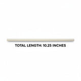 Wrapped 10.25'' x 0.27'' Compostable White Giant Drinking Straws - 1,850 Count