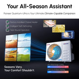 Pioneer® Quantum Ultra™ 9,000 BTU 24 SEER2 230V High-Wall Ductless Energy-Star Mini-Split Air Conditioner Inverter Heat Pump Full Set