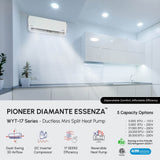 Pioneer® Diamante Essenza™ 17,000 BTU 17 SEER2 230V High-Wall Ductless Mini-Split Air Conditioner Inverter Heat Pump with 16 Ft. Kit