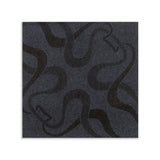Luxenap Square Vintage Black Paper Napkin - Air Laid - 15 3/4" x 15 3/4" - 25 count box