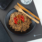 Chef 101 Rectangle Black Paper Placemat - Heavy Weight, Single-Use - 20" x 14" - 1000 count box