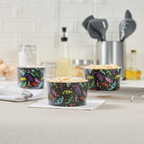 Panificio 22 oz Paper Angel Food Tube Pan - Colorful Streamers, Greaseproof - 4 1/2" x 4 1/2" x 2 3/4" - 900 count box