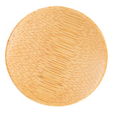 Bambuddha Round Natural Bamboo Dish - 2 1/2" x 2 1/2" x 1/2" - 100 count box