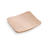 Bambuddha Square Natural Bamboo Dish - 2 1/4" x 2 1/4" x 1/2" - 100 count box