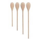 Nature Tek 4-Piece Beechwood Wooden Spoon Set - 50 count box