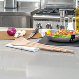 Nature Tek 4-Piece Beechwood Wooden Spoon Set - 50 count box