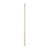 Basic Nature Natural Agave Straw - Unwrapped - 8 1/4" - 2400 count box