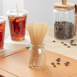 Basic Nature Natural Agave Straw - Unwrapped - 6" - 3600 count box