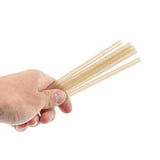 Basic Nature Natural Agave Straw - Unwrapped - 6" - 3600 count box