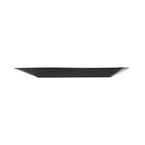 Maxi Serve Square Black Plastic Large Aqua Plate - 9" x 9" x 1/2" - 100 count box