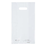 Bag Tek Clear Plastic Take Out Bag - Fits 2-Cup Drink Carrier - 13 3/4" x 7 3/4" x 4 1/4" - 100 count box