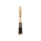 Handy Tek Synthetic Polyester Paint Brush - Flat, Beaver Tail - 1" - 144 count box