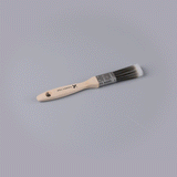 Handy Tek Synthetic Polyester Paint Brush - Flat, Beaver Tail - 1" - 144 count box