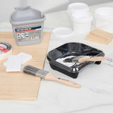 Handy Tek Synthetic Polyester Paint Brush - Flat, Beaver Tail - 1 1/2" - 6 count box