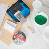 Handy Tek Synthetic Polyester Paint Brush - Flat, Beaver Tail - 2" - 6 count box