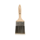 Handy Tek Synthetic Polyester Paint Brush - Flat, Beaver Tail - 3" - 6 count box