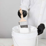 Handy Tek Synthetic Polyester Paint Brush - Flat, Beaver Tail - 3" - 6 count box