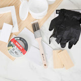 Handy Tek Synthetic Polyester Paint Brush - Angled, Long Handle - 1 1/2" - 6 count box