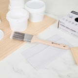 Handy Tek Synthetic Polyester Paint Brush - Angled, Long Handle - 2" - 72 count box