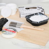 Handy Tek Synthetic Polyester Paint Brush - Angled, Long Handle - 2 1/2" - 6 count box