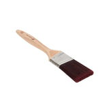Handy Tek Polyester Paint Brush - Angled, Soft Tip, Textured Handle - 2" - 72 count box