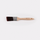 Handy Tek Polyester Paint Brush - Angled, Soft Tip, Textured Handle - 2" - 72 count box