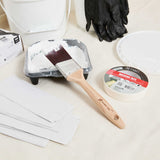 Handy Tek Polyester Paint Brush - Angled, Soft Tip, Textured Handle - 2" - 72 count box