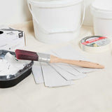Handy Tek Polyester Paint Brush - Angled, Soft Tip, Textured Handle - 2" - 72 count box