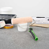 Handy Tek Microfiber Roller Cover - Shed-Resistant, with 3/8" Nap - 9" - 96 count box