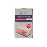 Handy Tek Microfiber Jumbo Mini Roller Cover - Shed-Resistant, with 3/8" Nap - 4" - 120 count box