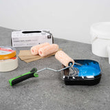 Handy Tek Microfiber Jumbo Mini Roller Cover - Shed-Resistant, with 3/8" Nap - 4" - 120 count box