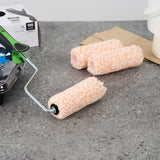 Handy Tek Microfiber Jumbo Mini Roller Cover - Shed-Resistant, with 3/8" Nap - 4" - 120 count box