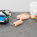 Handy Tek Microfiber Jumbo Mini Roller Cover - Shed-Resistant, with 3/8" Nap - 4" - 120 count box