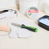 Handy Tek Carbon Steel Putty Knife - Flexible, Soft Grip Handle - 1" - 144 count box