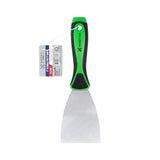 Handy Tek Carbon Steel Putty Knife - Flexible, Soft Grip Handle - 3" - 12 count box