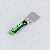 Handy Tek Carbon Steel Putty Knife - Flexible, Soft Grip Handle - 3" - 12 count box