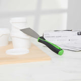 Handy Tek Carbon Steel Putty Knife - Flexible, Soft Grip Handle - 3" - 12 count box