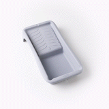 Handy Tek 1.5 qt Gray Plastic Paint Tray - 14" x 7" x 2 1/2" - 96 count box