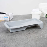 Handy Tek 1.5 qt Gray Plastic Paint Tray - 14" x 7" x 2 1/2" - 96 count box