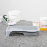Handy Tek 1.5 qt Gray Plastic Paint Tray - 14" x 7" x 2 1/2" - 96 count box