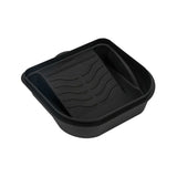 Handy Tek 27 oz Black Plastic Paint Tray / Pail Lid - Fits 0.5 gal Paint Pail - 7" x 7" x 1 3/4" - 50 count box