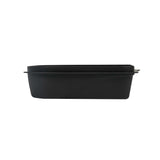 Handy Tek 27 oz Black Plastic Paint Tray / Pail Lid - Fits 0.5 gal Paint Pail - 7" x 7" x 1 3/4" - 50 count box