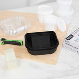 Handy Tek 27 oz Black Plastic Paint Tray / Pail Lid - Fits 0.5 gal Paint Pail - 7" x 7" x 1 3/4" - 50 count box