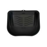Handy Tek 5 qt Black Plastic Paint Tray / Pail Lid - Fits 3.5 gal Paint Pail - 14 3/4" x 12" x 3" - 24 count box