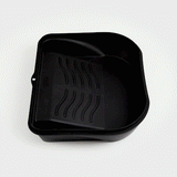 Handy Tek 5 qt Black Plastic Paint Tray / Pail Lid - Fits 3.5 gal Paint Pail - 14 3/4" x 12" x 3" - 24 count box