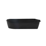 Handy Tek 5 qt Black Plastic Paint Tray / Pail Lid - Fits 3.5 gal Paint Pail - 14 3/4" x 12" x 3" - 24 count box